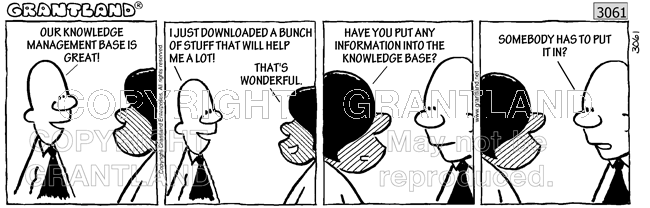 knowledge sharing cartoon