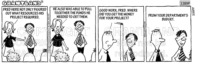 project management cartoons 3389P